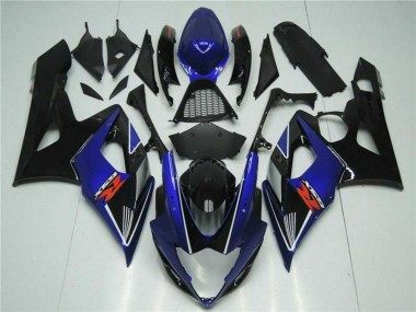 2005-2006 Suzuki GSXR 1000 Motorcycle Fairings - Blue Black Canada for Sale