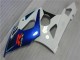2005-2006 Suzuki GSXR 1000 Motorcycle Fairing Kits - White Blue Glossy Black Canada for Sale