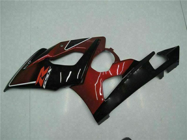 2005-2006 Suzuki GSXR 1000 Motorcycle Fairing - Red Glossy Black Canada for Sale