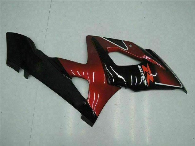 2005-2006 Suzuki GSXR 1000 Motorcycle Fairing - Red Glossy Black Canada for Sale