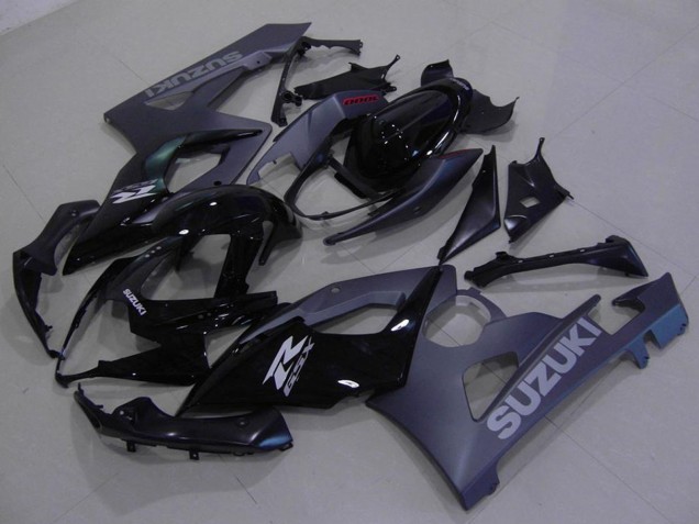 2005-2006 Suzuki GSXR 1000 Motorcycle Fairings Kit - Glossy Black Matte Black Canada for Sale