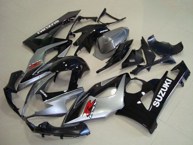 2005-2006 Suzuki GSXR 1000 Bike Fairings - Silver Black Red Canada for Sale