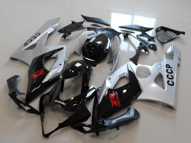 2005-2006 Suzuki GSXR 1000 Motorcycle Fairing Kits - Silver Black Red Canada for Sale