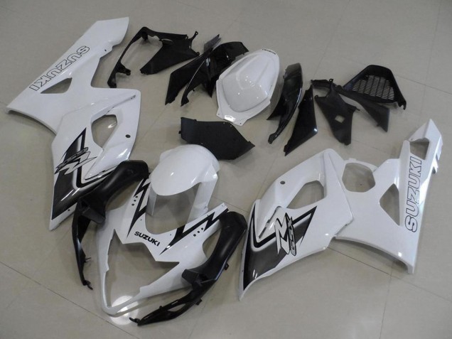2005-2006 Suzuki GSXR 1000 Motorcycle Fairing - White Black Canada for Sale