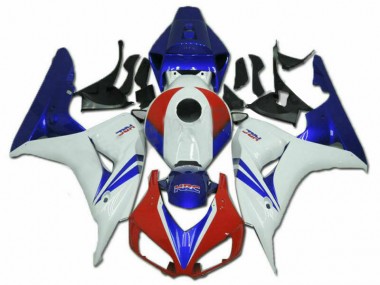 2006-2007 Honda CBR1000RR Motorcycle Fairing Kits - White Red Blue HRC Canada for Sale