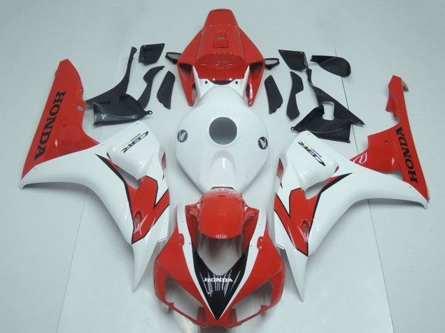 2006-2007 Honda CBR1000RR Motorcycle Fairing - White Red Canada for Sale