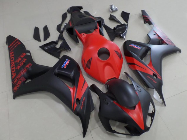 2006-2007 Honda CBR1000RR Motorcycle Fairing - Red Matte Black Canada for Sale