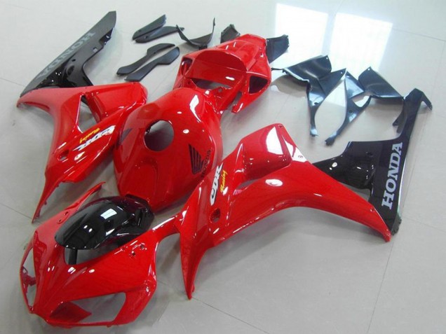 2006-2007 Honda CBR1000RR Bike Fairings - Red Glossy Black Canada for Sale