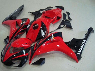 2006-2007 Honda CBR1000RR Motorcycle Fairing Kits - Red Glossy Black Canada for Sale