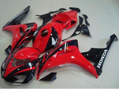2006-2007 Honda CBR1000RR Motorcycle Fairing Kits - Red Glossy Black Canada for Sale