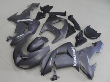 2006-2007 Kawasaki ZX10R Motorcycle Fairings - Matte Grey White Decal Canada for Sale