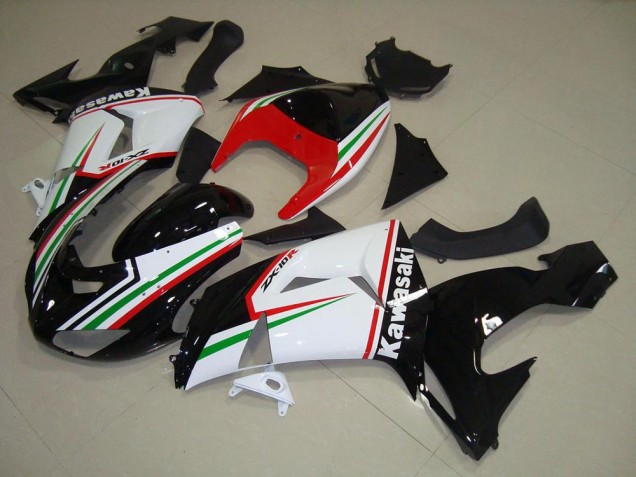 2006-2007 Kawasaki ZX10R Motorcycle Fairings - White Red Black Green Canada for Sale