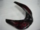 2006-2007 Kawasaki ZX10R Motorcycle Fairing - Glossy Black Red Flame Canada for Sale