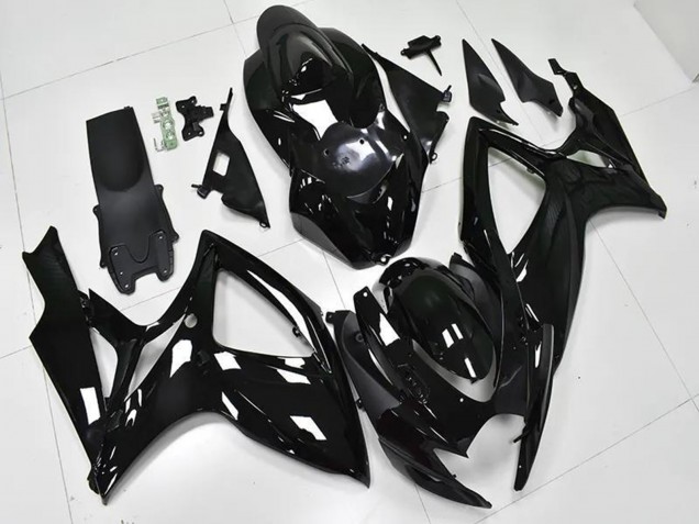 2006-2007 Suzuki GSXR 600/750 Bike Fairings - Glossy Black Canada for Sale