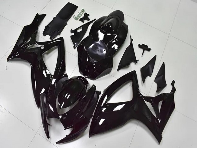 2006-2007 Suzuki GSXR 600/750 Bike Fairings - Glossy Black Canada for Sale
