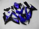 2006-2007 Suzuki GSXR 600/750 Motorcycle Fairings - Blue Glossy Black Canada for Sale