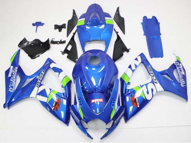 2006-2007 Suzuki GSXR 600/750 Motorcycle Fairings - Blue White Green Red Canada for Sale