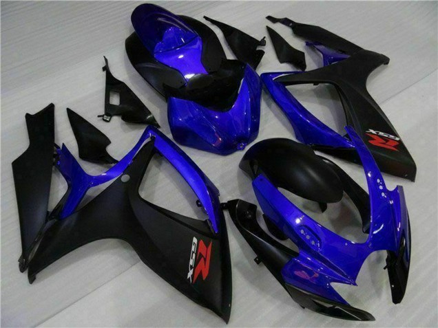 2006-2007 Suzuki GSXR 600/750 Motorcycle Fairings - Blue Matte Black Red Canada for Sale