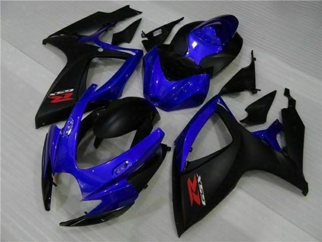 2006-2007 Suzuki GSXR 600/750 Motorcycle Fairings - Blue Matte Black Red Canada for Sale