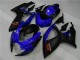 2006-2007 Suzuki GSXR 600/750 Motorcycle Fairings - Blue Matte Black Red Canada for Sale