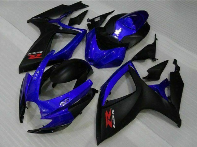 2006-2007 Suzuki GSXR 600/750 Motorcycle Fairings - Blue Matte Black Red Canada for Sale