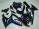 2006-2007 Suzuki GSXR 600/750 Motorcycle Fairings - Glossy Black Blue Canada for Sale