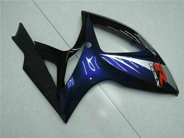 2006-2007 Suzuki GSXR 600/750 Motorcycle Fairings - Glossy Black Blue Canada for Sale