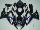 2006-2007 Suzuki GSXR 600/750 Motorcycle Fairings - Glossy Black Blue Canada for Sale