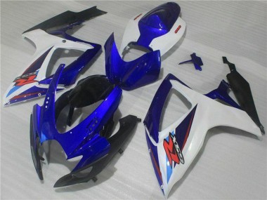 2006-2007 Suzuki GSXR 600/750 Motorcycle Fairings - White Blue Black Red Canada for Sale
