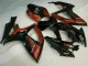 2006-2007 Suzuki GSXR 600/750 Motorcycle Fairings - Glossy Black Red Canada for Sale