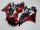 2006-2007 Yamaha YZF R6 Motorcycle Fairing Kits - Red Matte Black Canada for Sale