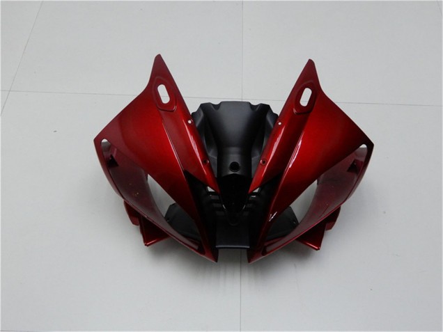 2006-2007 Yamaha YZF R6 Motorcycle Fairing Kits - Red Matte Black Canada for Sale
