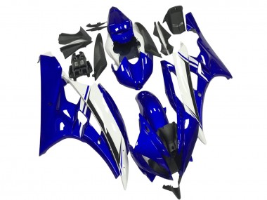 2006-2007 Yamaha YZF R6 Motorcycle Fairings - Blue White Black Canada for Sale