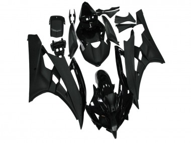 2006-2007 Yamaha YZF R6 Motorcycle Fairing - Glossy Black Matte Black Canada for Sale