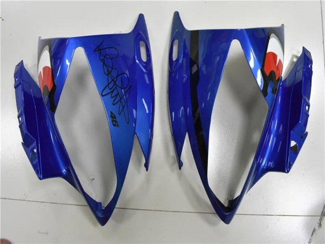 2006-2007 Yamaha YZF R6 Motorcycle Fairings - Blue Yellow Glossy Black Shark Canada for Sale