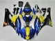 2006-2007 Yamaha YZF R6 Motorcycle Fairings - Blue Yellow Glossy Black Shark Canada for Sale
