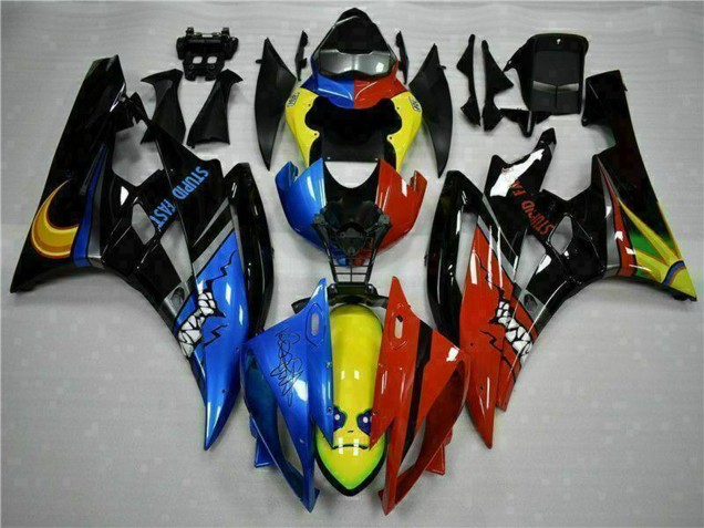 2006-2007 Yamaha YZF R6 Motorcycle Fairings - Yellow Blue Red Glossy Black Shark Canada for Sale