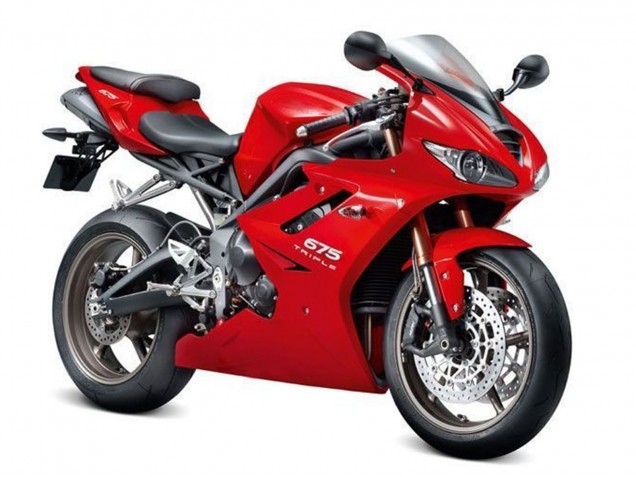 2006-2008 Triumph Daytona 675 Triple Motorcycle Fairing Kits - Red Canada for Sale
