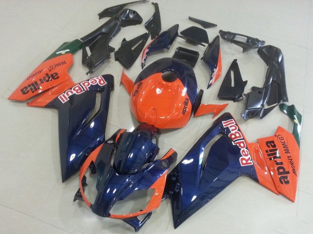2006-2011 Aprilia RS125 Motorcycle Fairings - Orange Dark Blue Canada for Sale