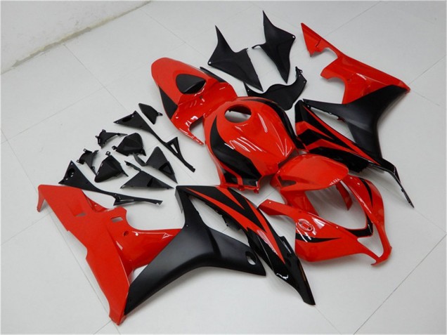 2007-2008 Honda CBR600RR Bike Fairings - Red Matte Black Canada for Sale