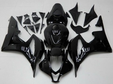 2007-2008 Honda CBR600RR Motorcycle Fairings - Glossy Black Canada for Sale