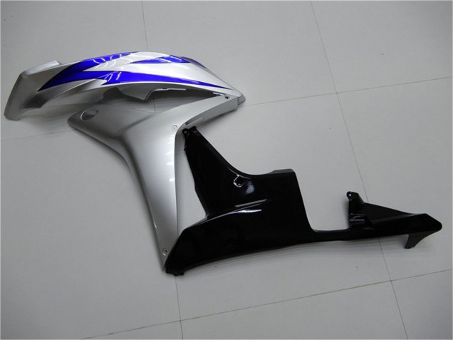 2007-2008 Honda CBR600RR Motorcycle Fairings - Silver Blue Glossy Black OEM Style Canada for Sale