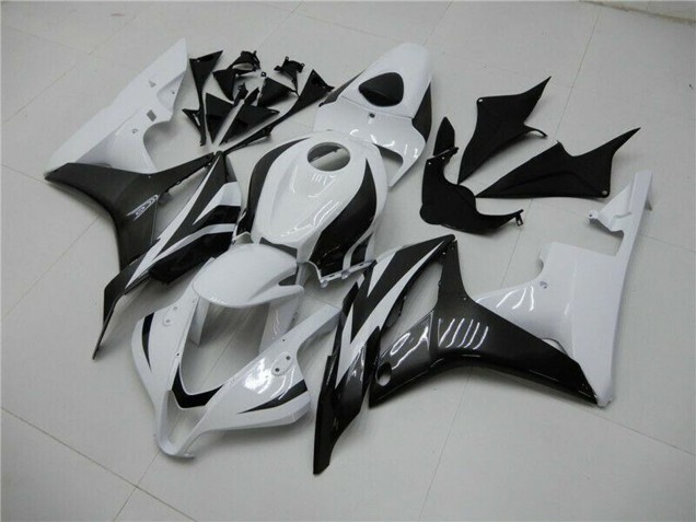 2007-2008 Honda CBR600RR Bike Fairings - White Glossy Black Canada for Sale