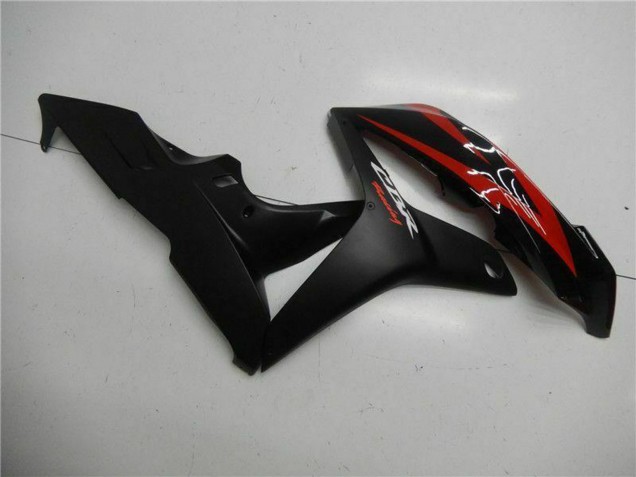 2007-2008 Honda CBR600RR Motorcycle Fairings - Red Matte Black with Decals Canada for Sale