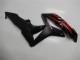 2007-2008 Honda CBR600RR Motorcycle Fairings - Red Matte Black with Decals Canada for Sale