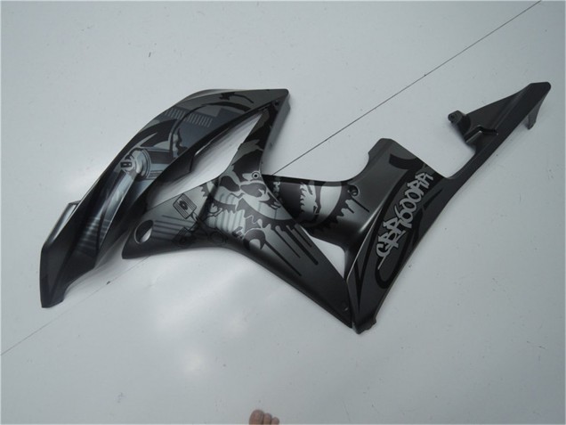 2007-2008 Honda CBR600RR Motorcycle Fairings - Matte Black Graffiti Canada for Sale