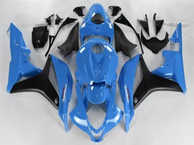 2007-2008 Honda CBR600RR Motorcycle Fairing - Light Blue Glossy Black Canada for Sale