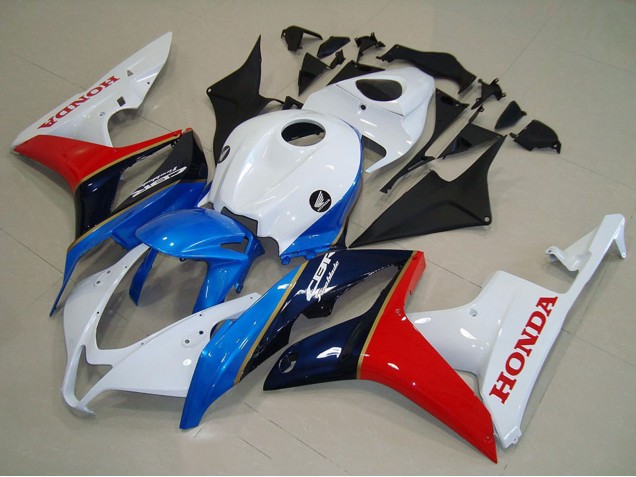 2007-2008 Honda CBR600RR Motorcycle Fairing - White Blue Red Glossy Black Canada for Sale