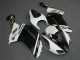 2007-2008 Kawasaki ZX6R Motorcycle Fairings - Black White Elf Canada for Sale