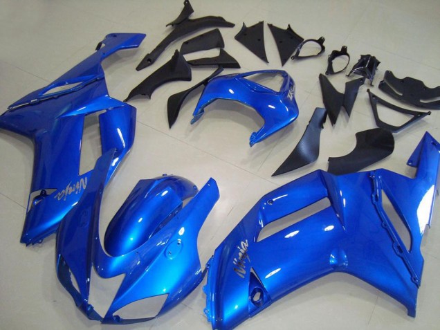 2007-2008 Kawasaki ZX6R Abs Motorcycle Fairings - Blue Canada for Sale